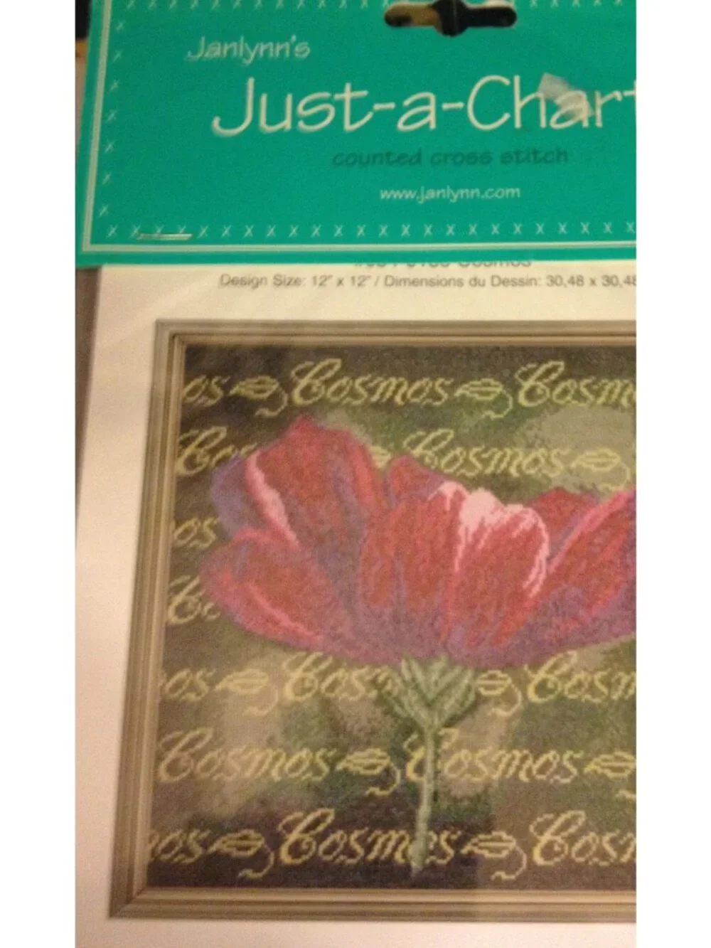Cross Stitch Janlynns Cosmos Just-A-Chart Counted Pattern Only NEW